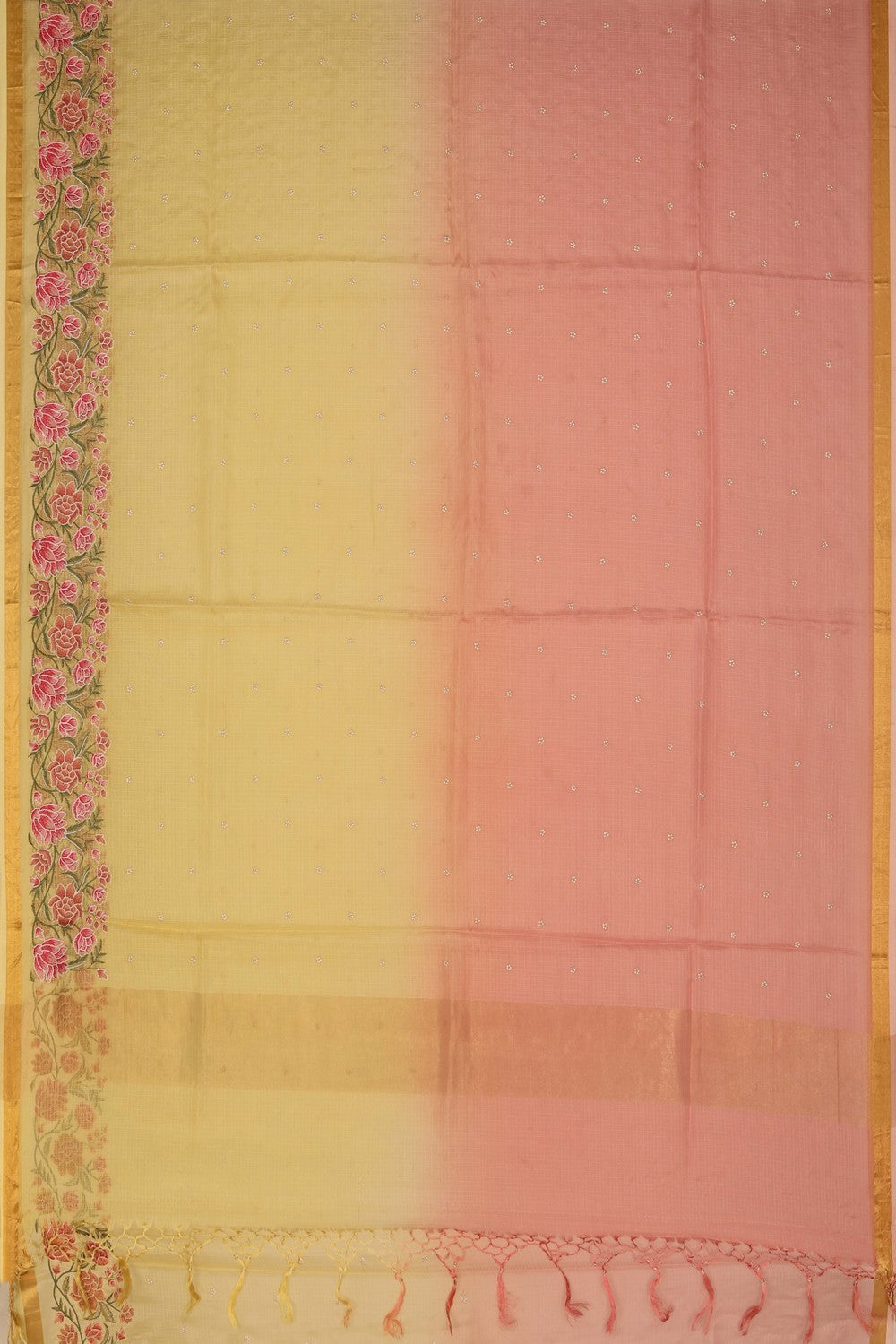 Kota Embroidery Saree
