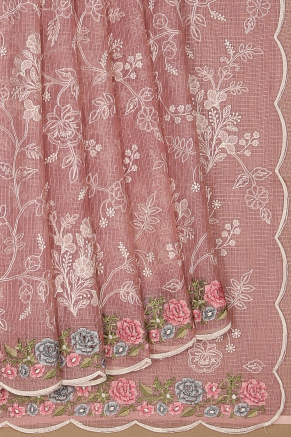 Image of Kota Embroidery Saree