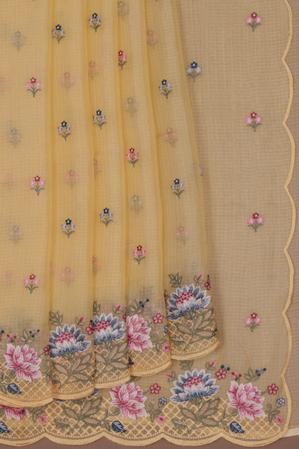 Image of Kota Embroidery Saree