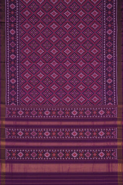 Image of Rajkot Patola Purple Saree
