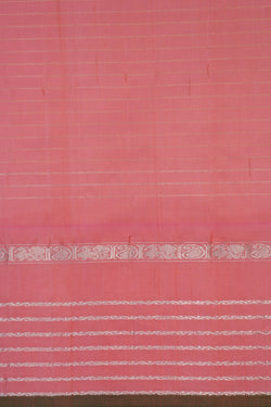 Image of Gadwal Silk Kattam Cream Saree