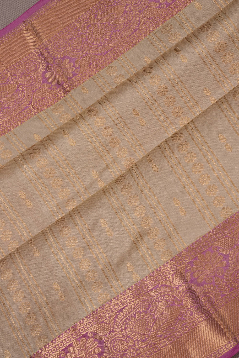 Image of South Silk Beige Saree