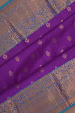 Image of South Silk Purple Saree