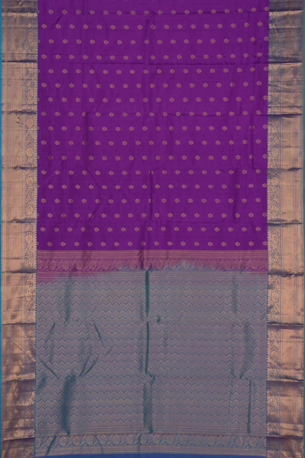 South Silk Purple Saree