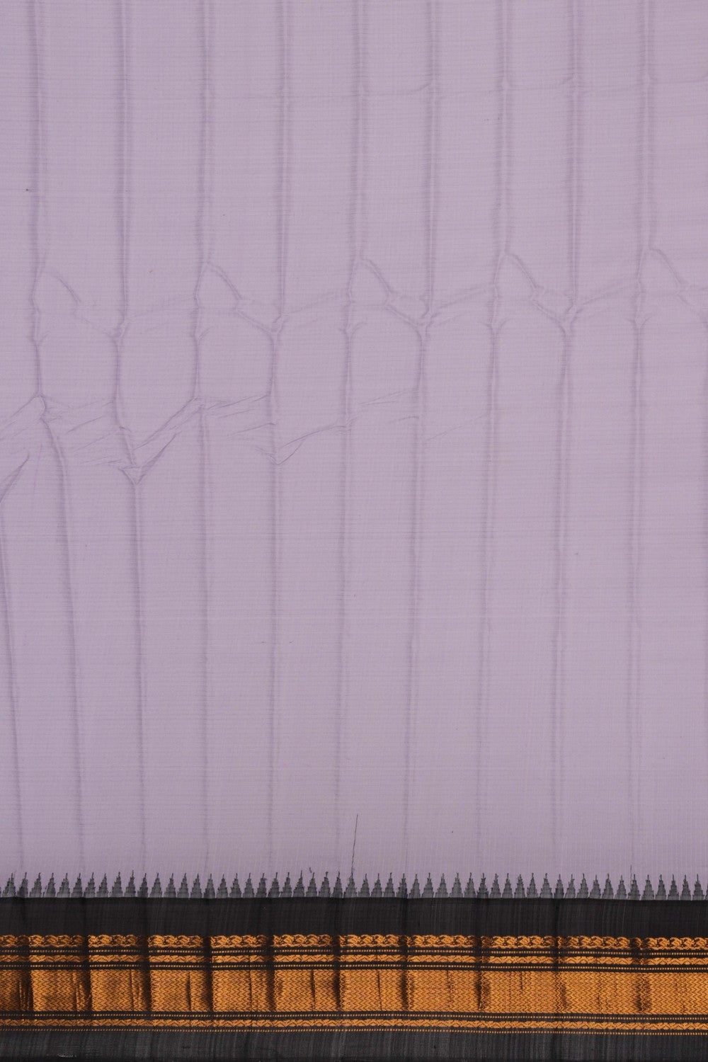 Image of Gadwal Cotton Silk Lavender Purple Saree