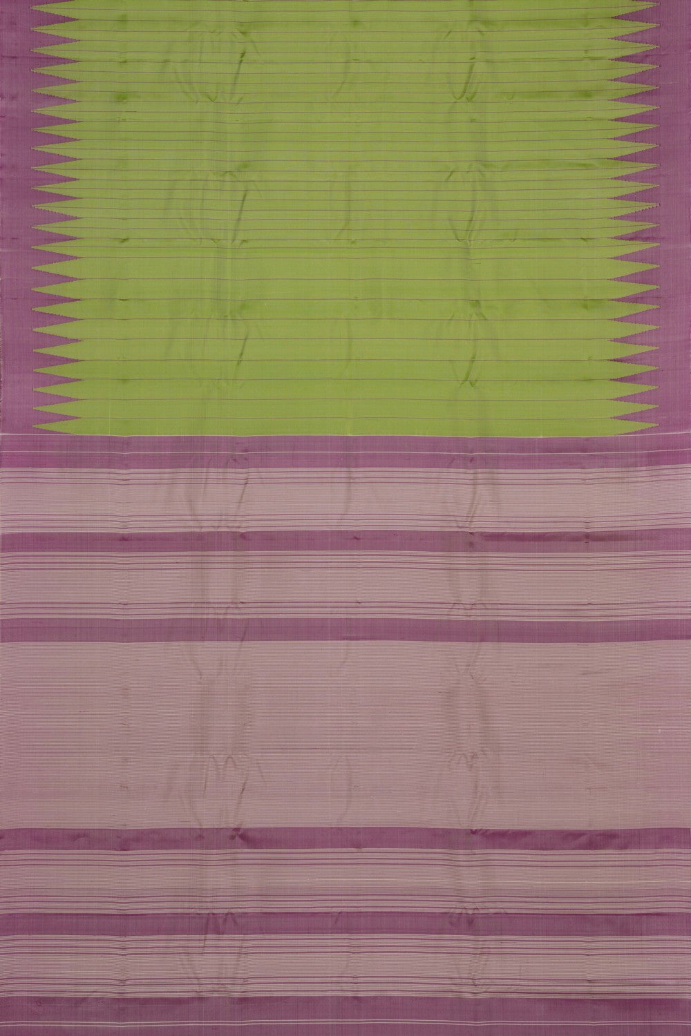 Gadwal Silk Green Saree