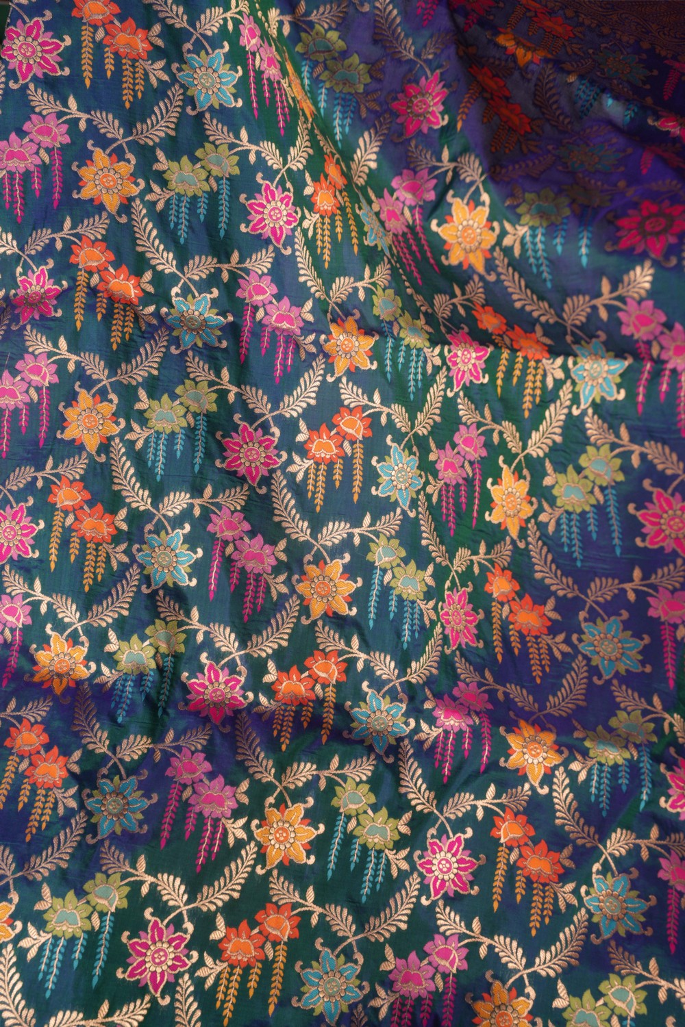 Image of Banarasi Katan Rangkat Saree