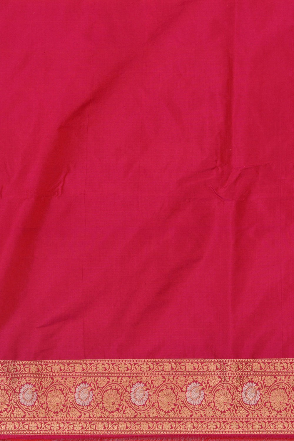 Image of Banarasi Brocade Pink Saree