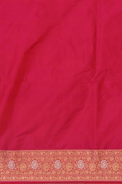 Image of Banarasi Brocade Pink Saree