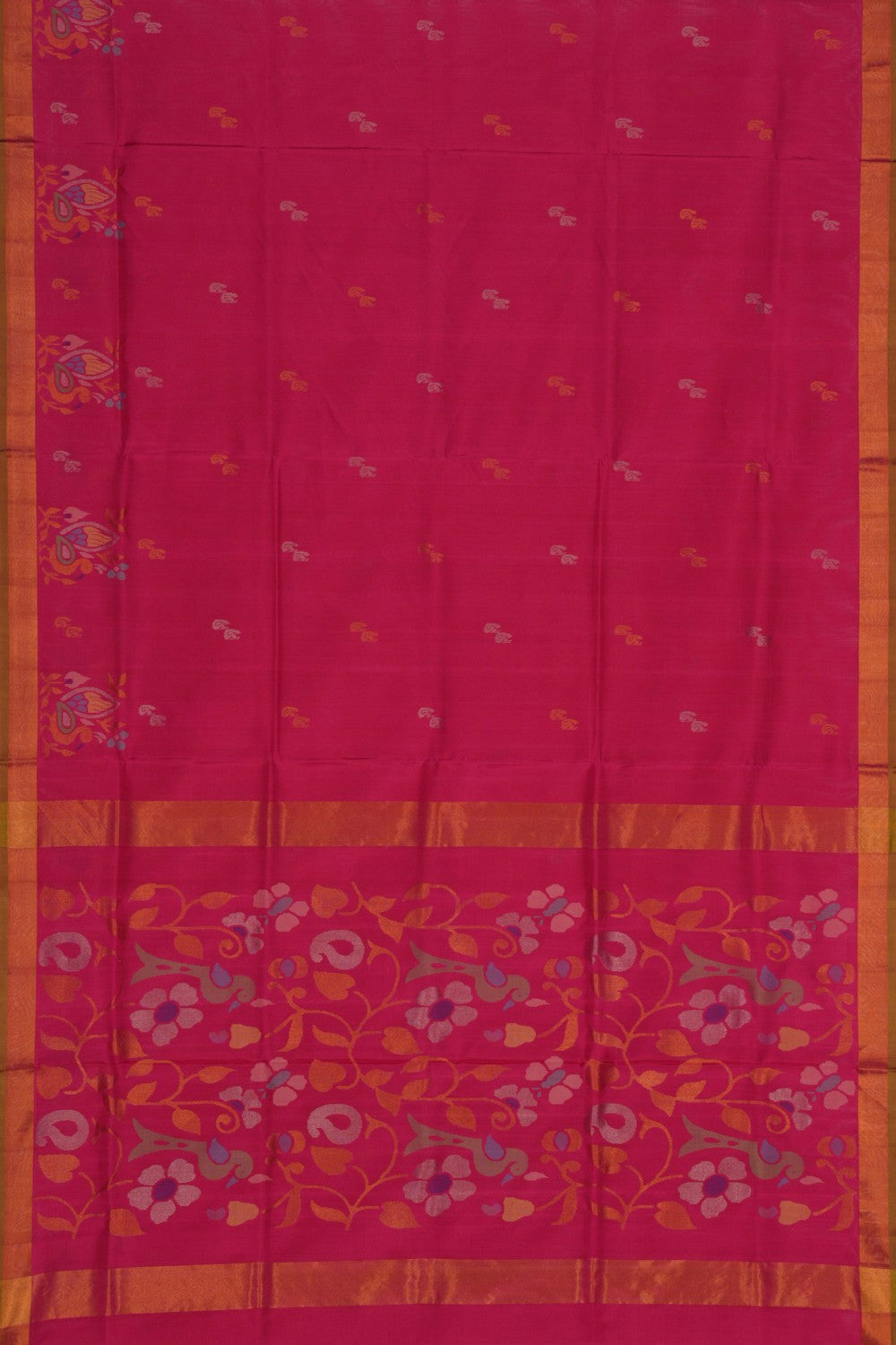 Image of Uppada Silk Pink Saree