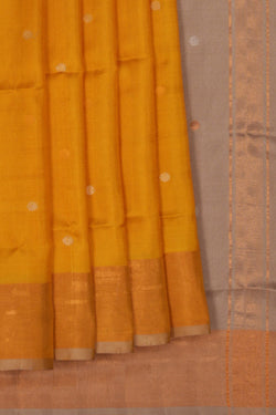 Image of Uppada Silk Yellow Saree