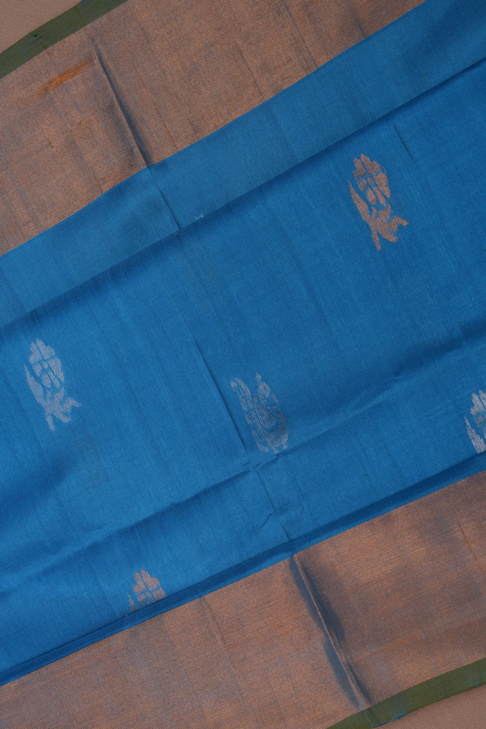 Uppada Silk Smoky Blue Saree
