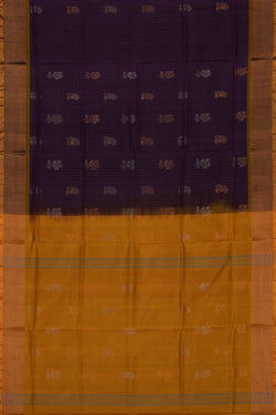 Image of Uppada Silk Kattam Purple Saree