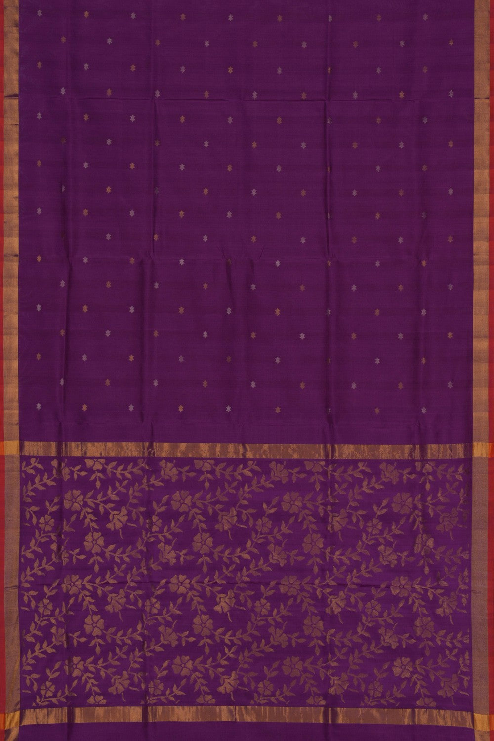 Uppada Violet Silk Saree