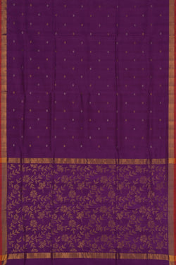 Image of Uppada Violet Silk Saree