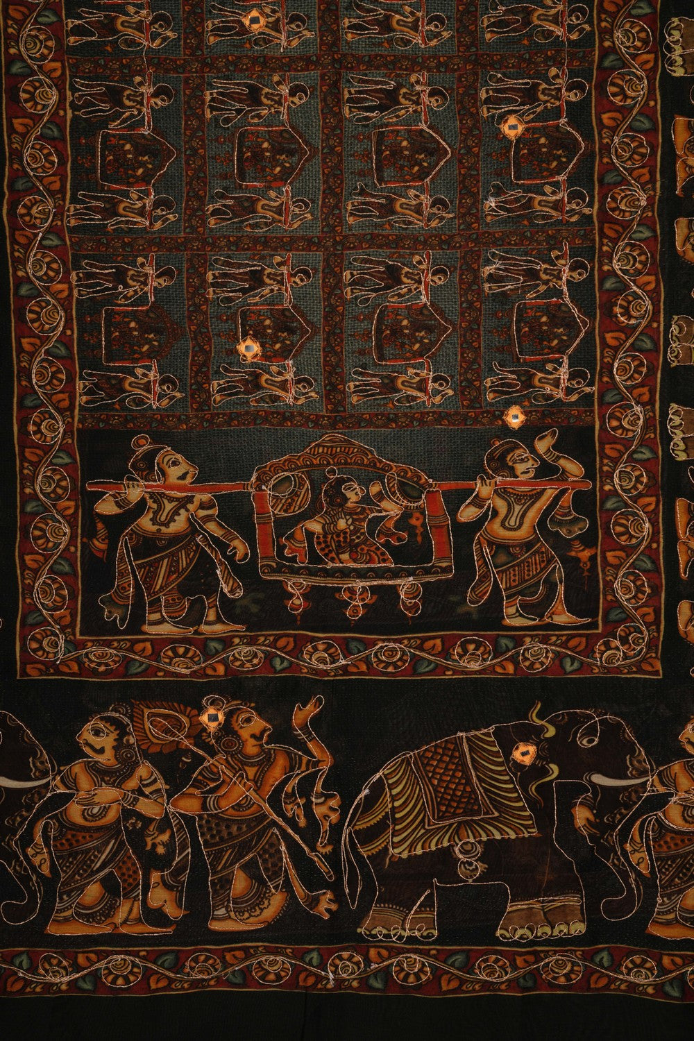 Image of Chanderi Embroidery Dupatta