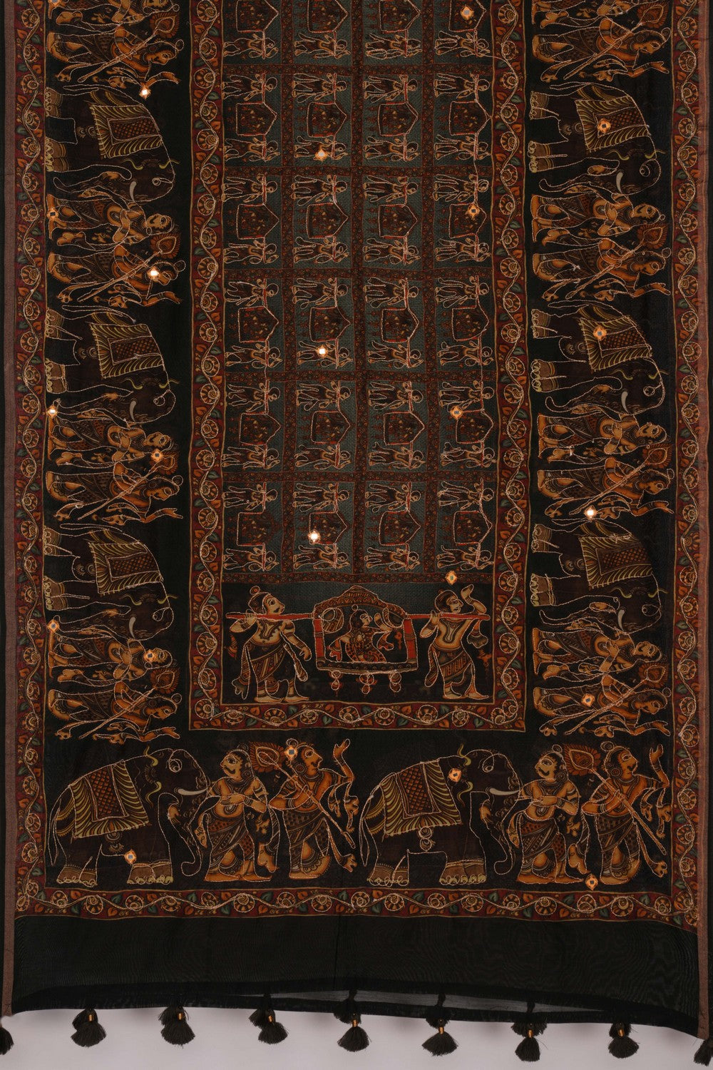 Image of Chanderi Embroidery Dupatta