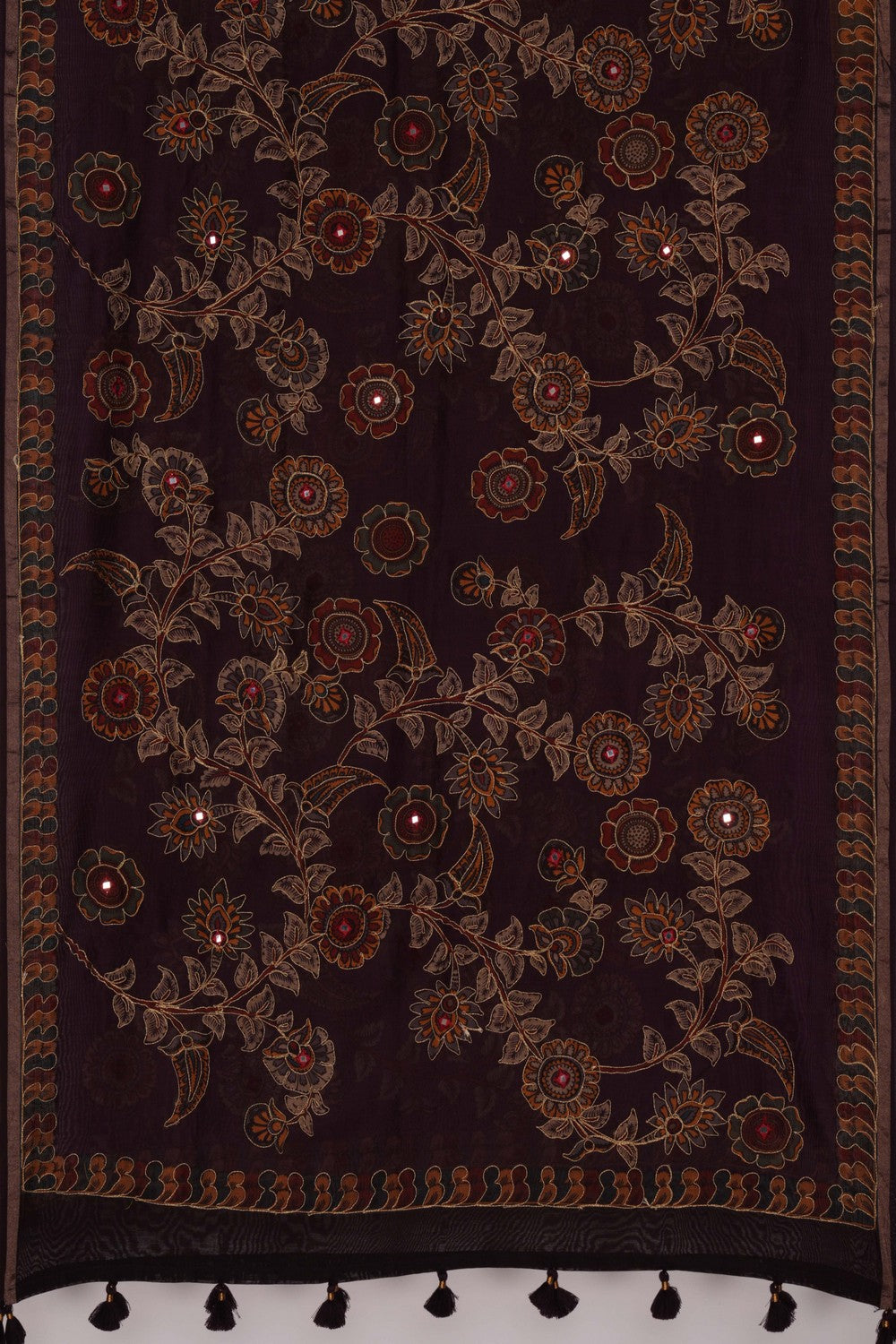 Image of Chanderi Embroidery Dupatta