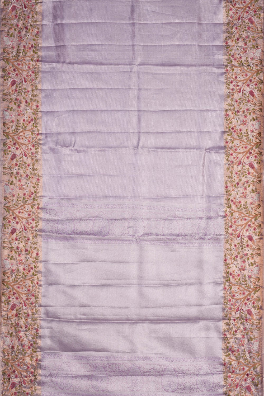 Image of A Beautiful Self Brocade Embroidery Saree