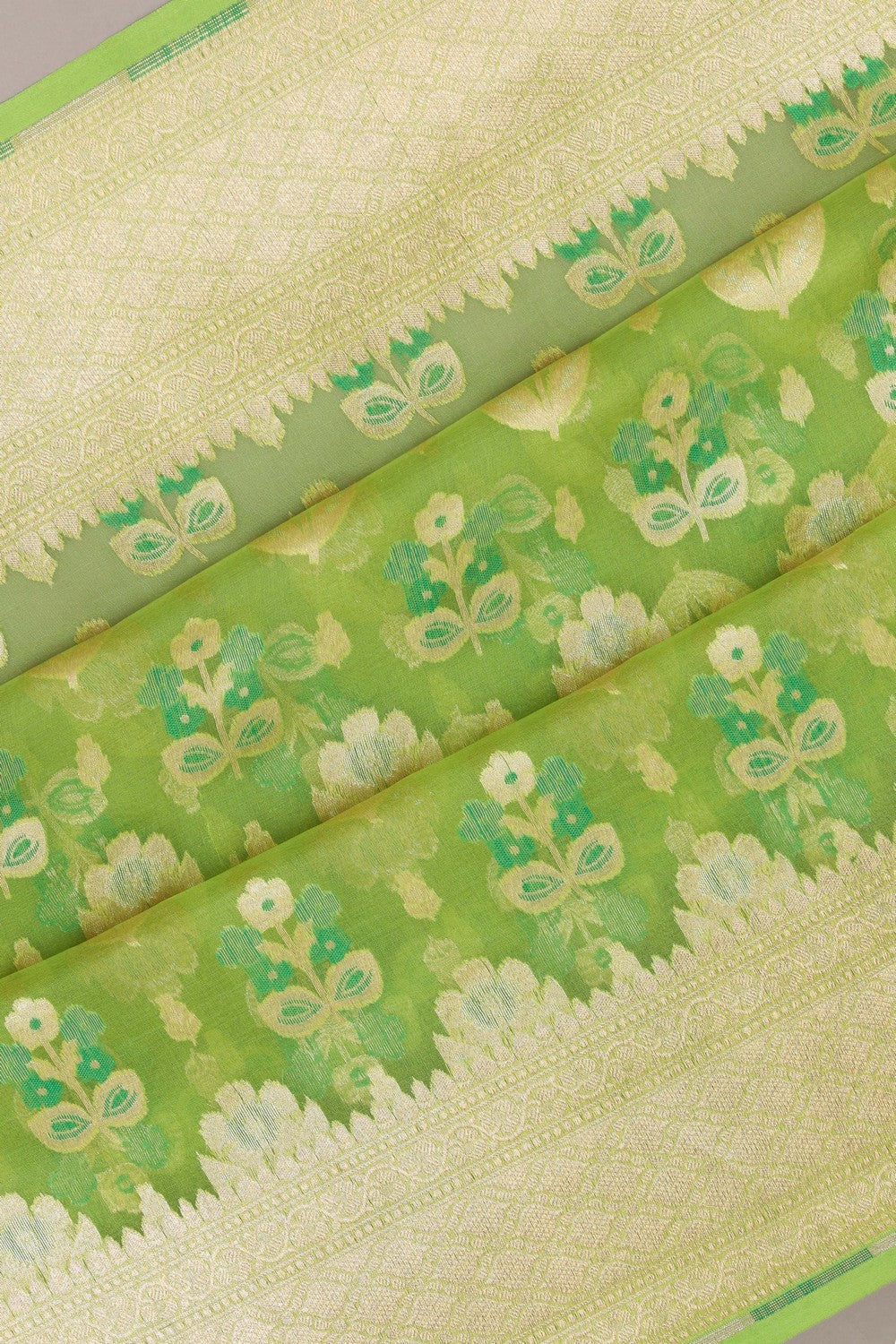 Kora Silk Brocade Saree