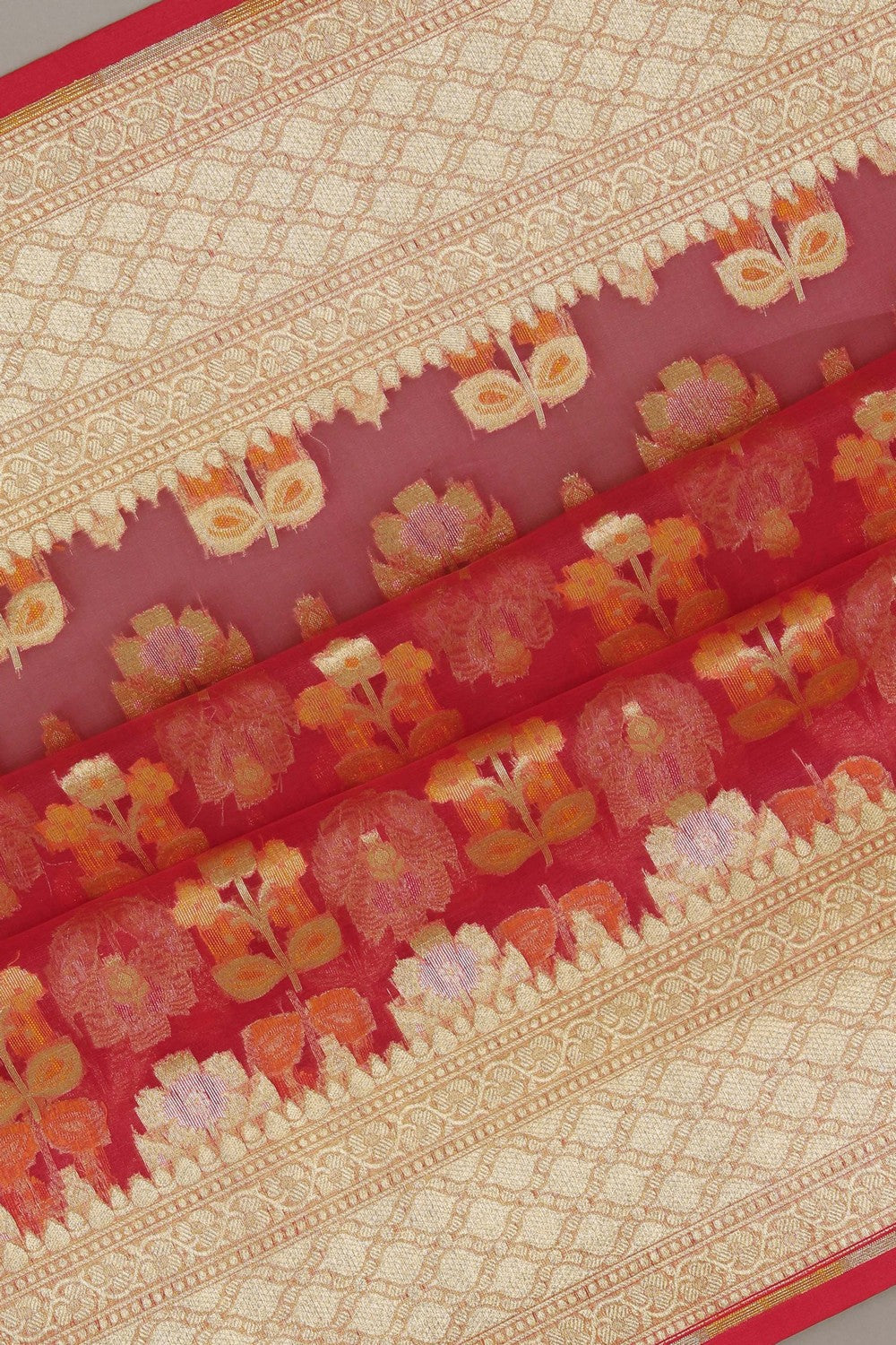 Kora Silk Brocade Saree