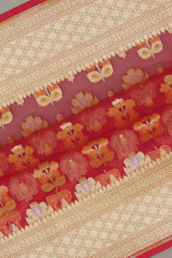 Image of Kora Silk Brocade Saree