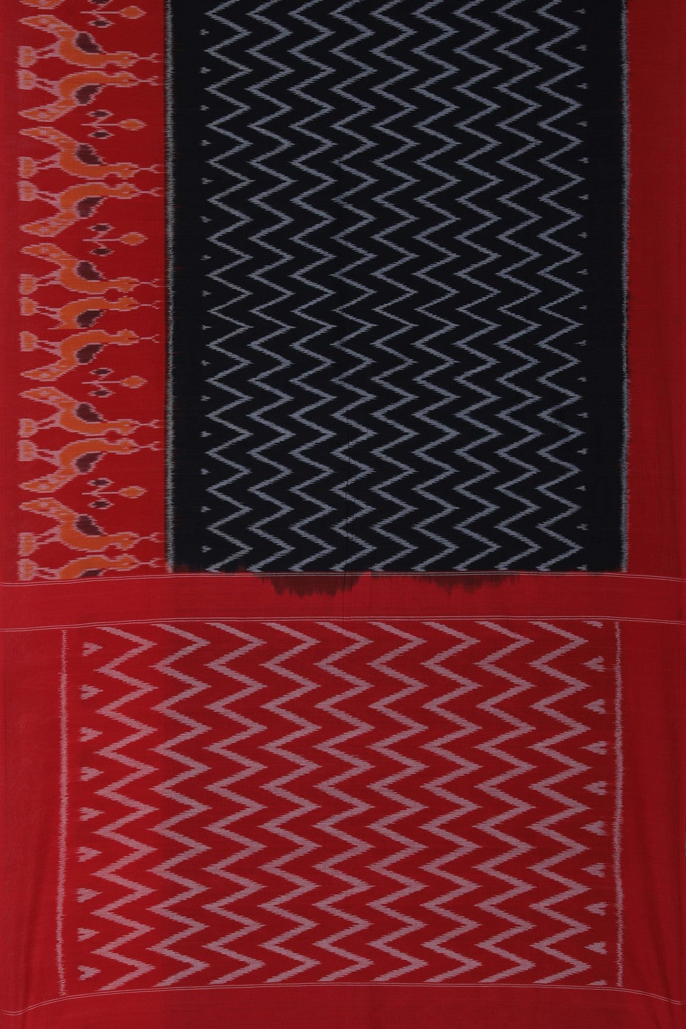 Image of Pochampally Ikat Black Saree