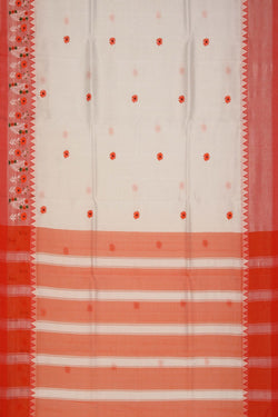 Image of Mangalgiri Silk Embroidery Saree