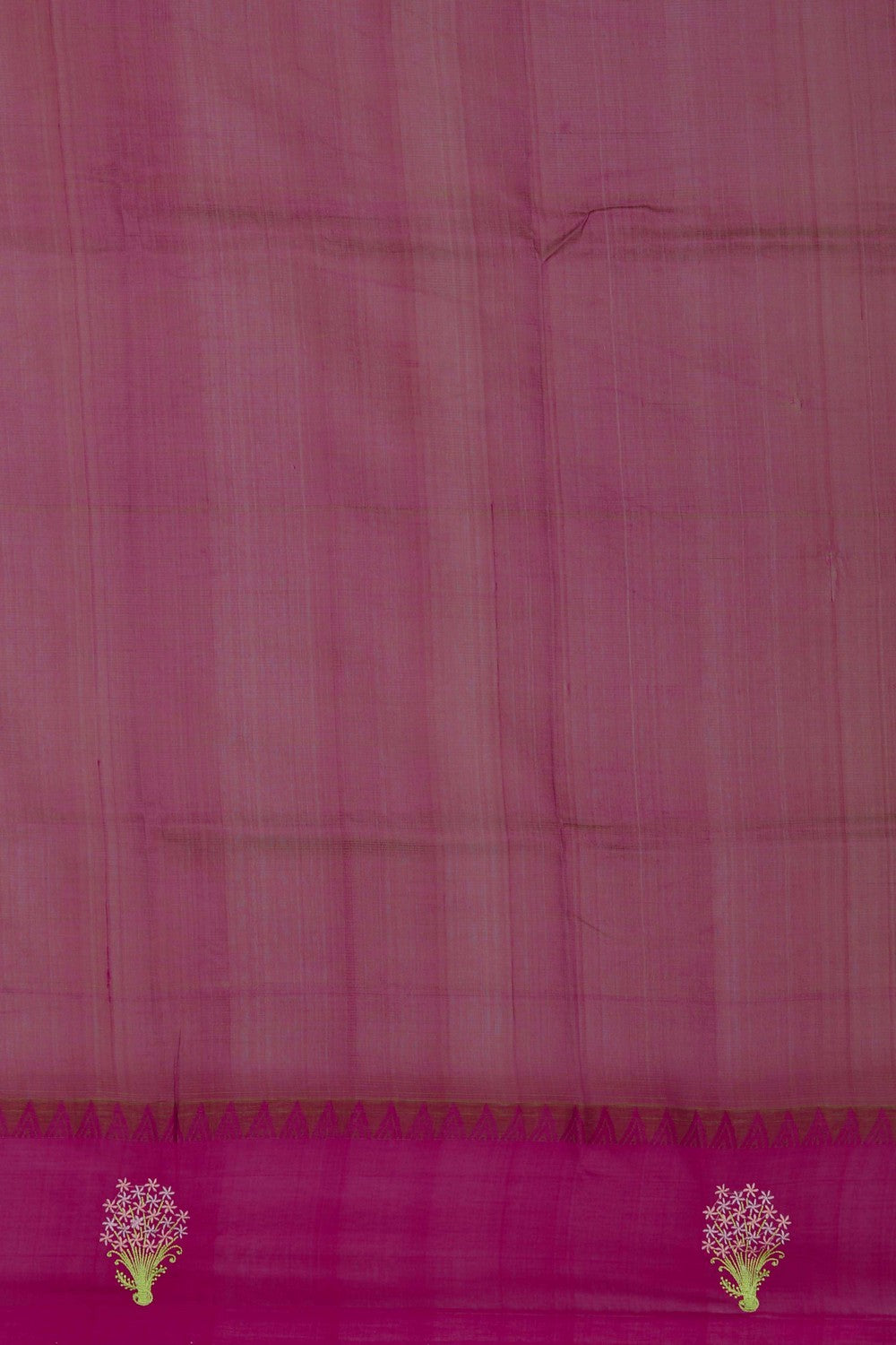 Image of Mangalgiri Silk Embroidery Saree