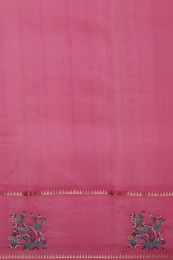 Image of Mangalgiri Silk Embroidery Saree