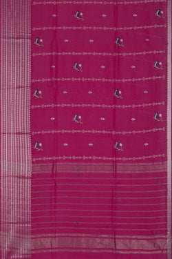 Image of Mangalgiri Silk Embroidery Saree