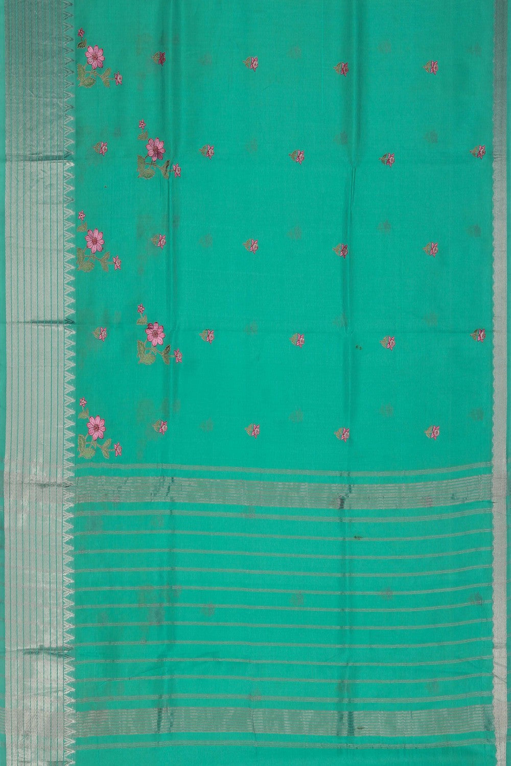 Mangalgiri Silk Embroidery Saree