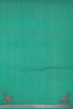 Image of Mangalgiri Silk Embroidery Saree