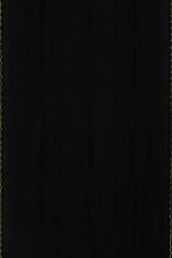 Image of Mangalgiri Silk Black Saree