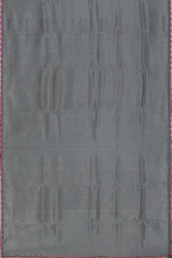 Image of Mangalgiri Silk Grey Saree