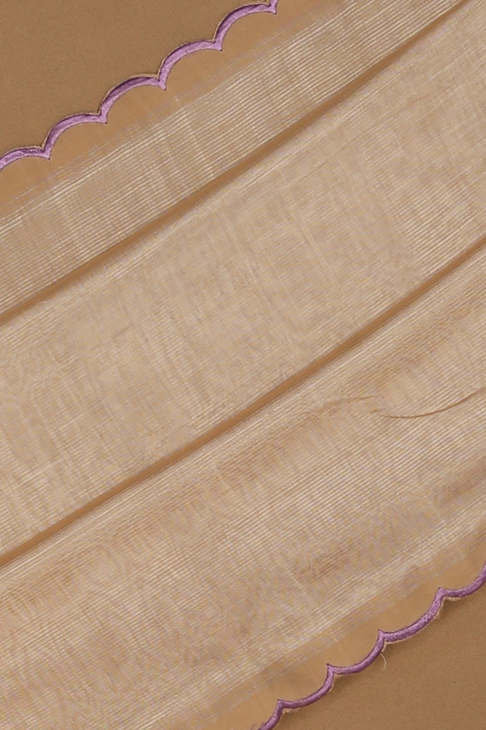 Mangalgiri Silk Beige Saree