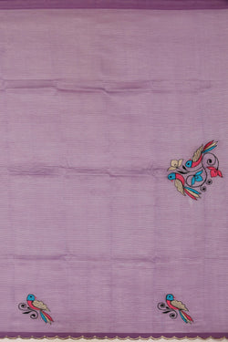 Image of Mangalgiri Silk Beige Saree