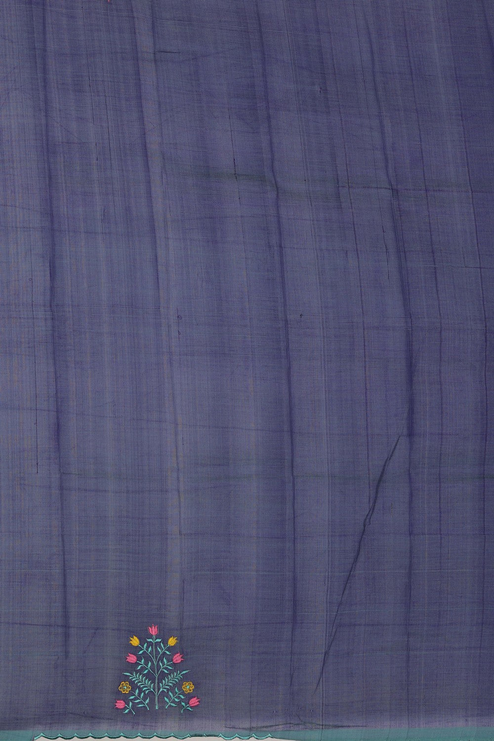 Mangalgiri Silk Indigo Blue Saree