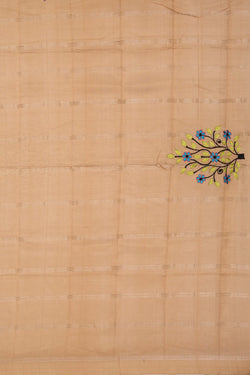 Image of Mangalgiri Silk Spring Green Saree