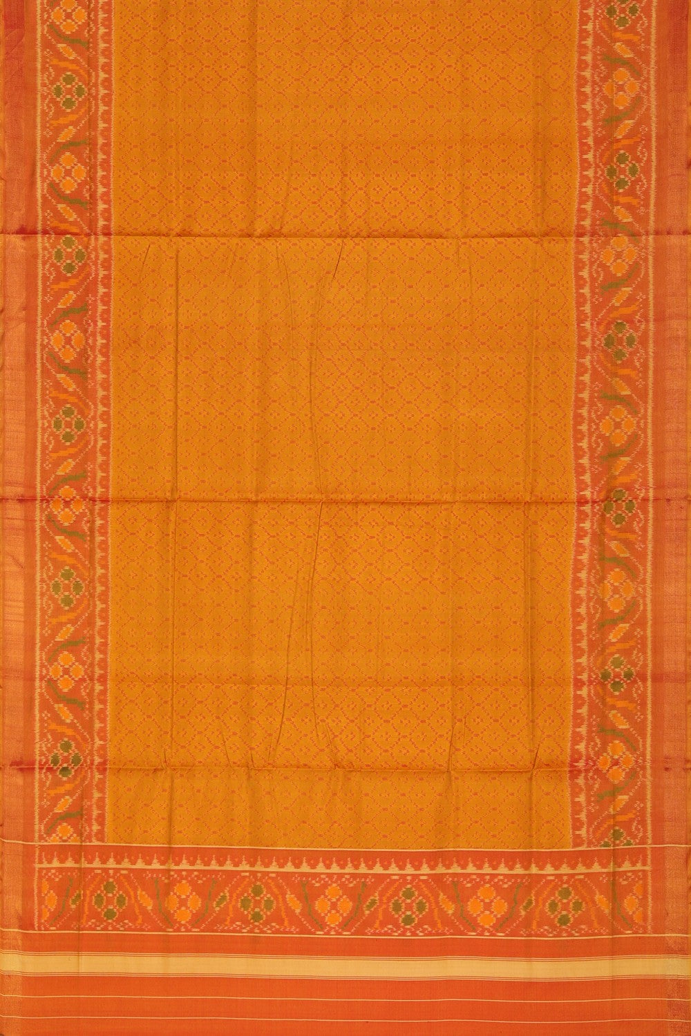 Image of Rajkot Patola Silk Unstitched Suit With Dupatta (3 Pcs Set)