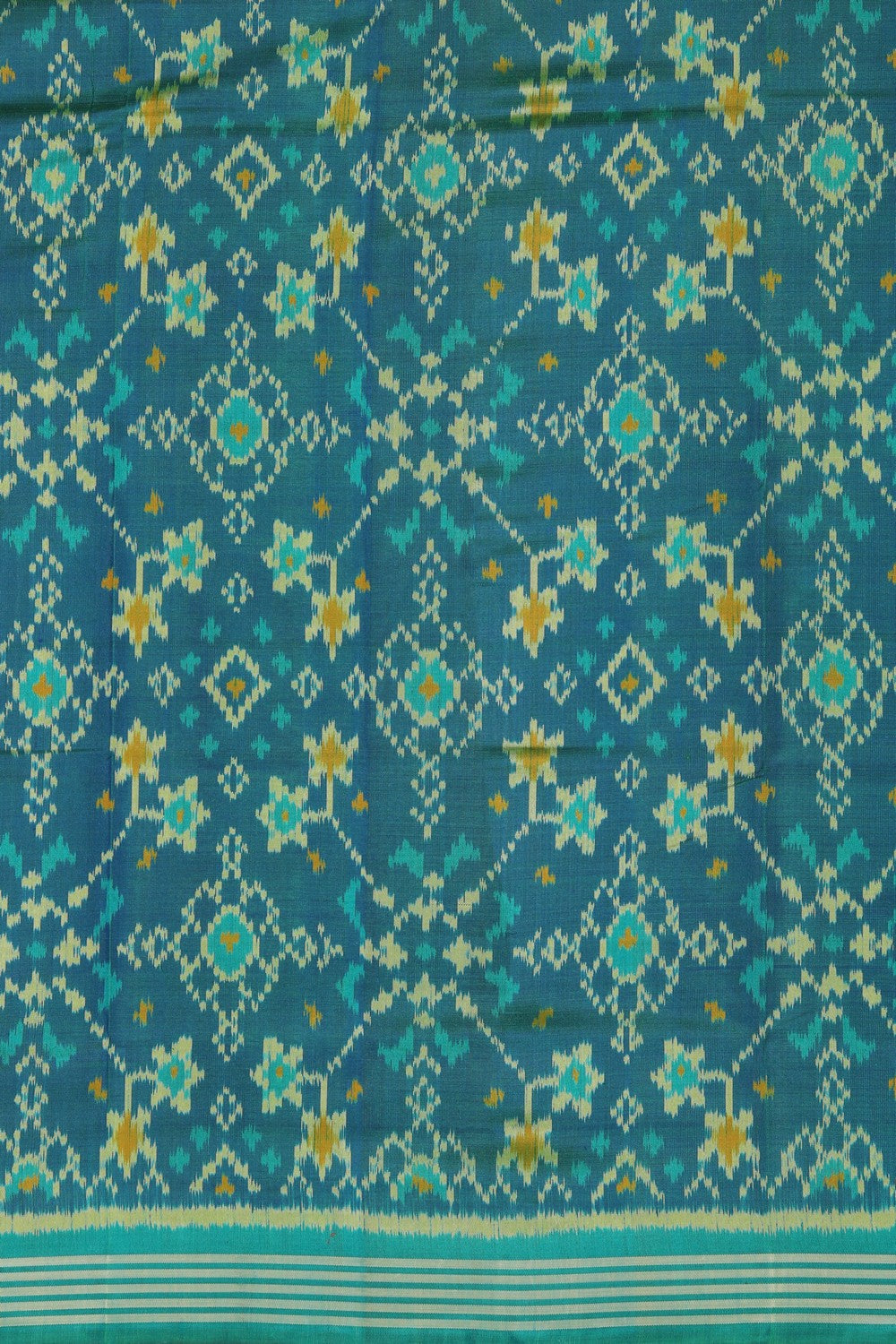 Image of Rajkot Patola Silk Unstitched Suit With Dupatta (3 Pcs Set)