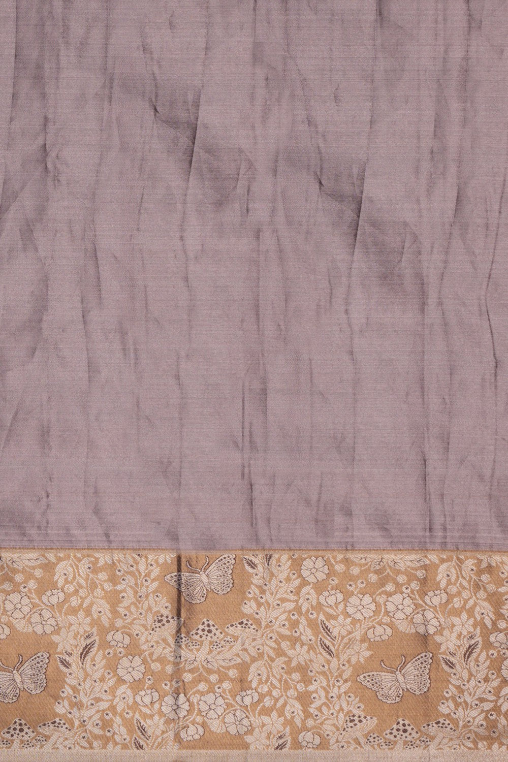 A Beautiful Tissue Brocade Embroidery Saree
