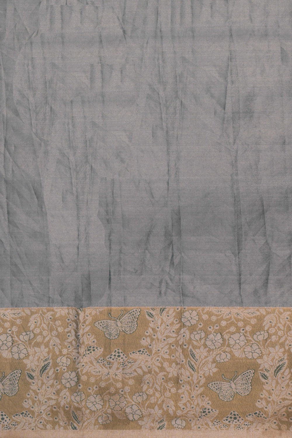 Image of A Beautiful Tissue Brocade Embroidery Saree