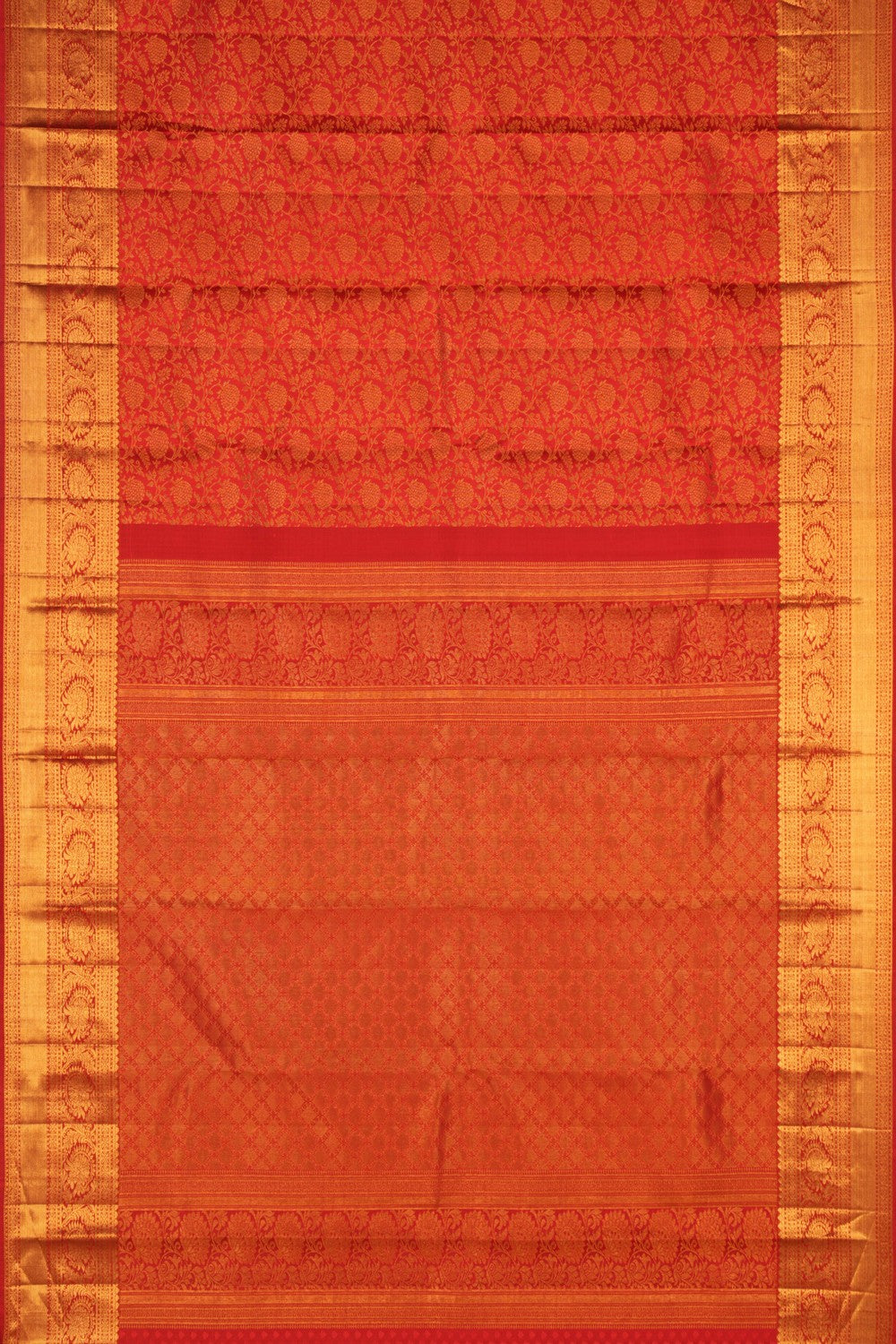 Image of Kanchipattu Brocade Red Saree
