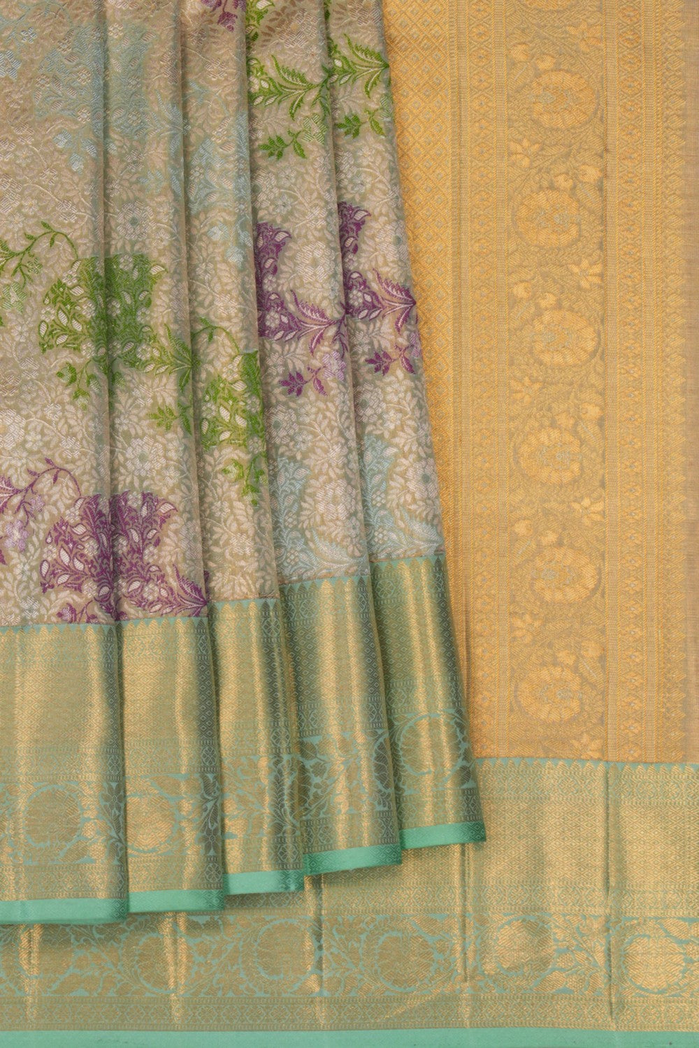 Image of Kanchipattu Tissue Brocade Saree