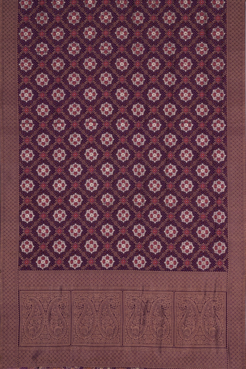 A beautiful blend of floral and Bandhani print