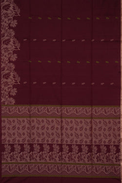 Image of South Silk Maroon Saree