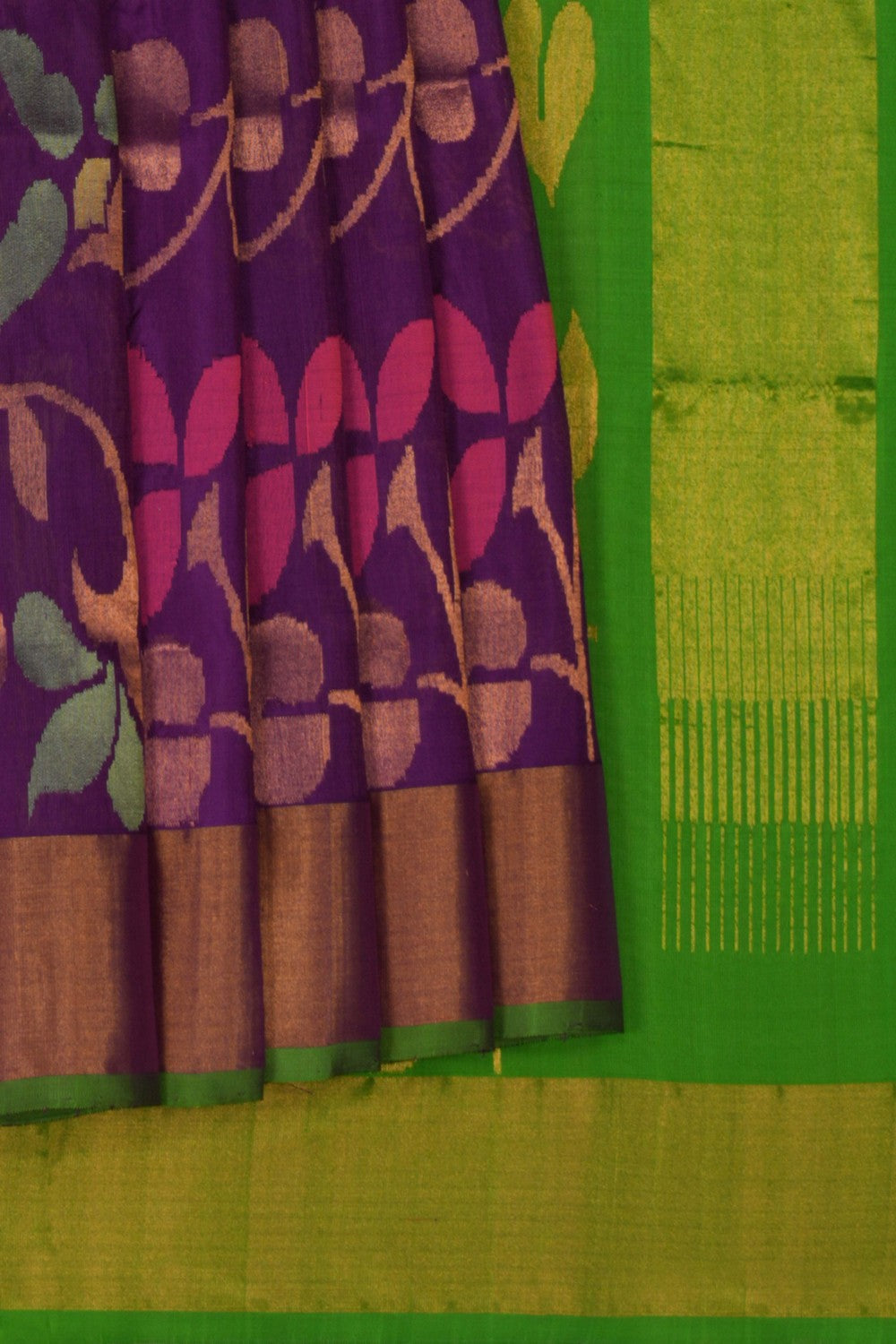 Image of Uppada Silk Purple Saree