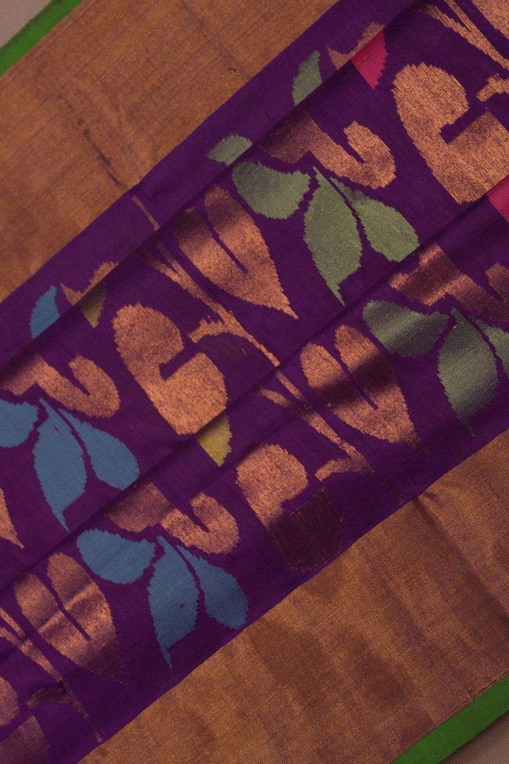 Image of Uppada Silk Purple Saree
