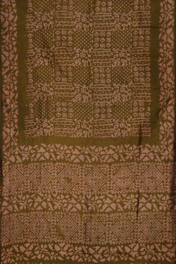 Image of A Printed Silk Saree